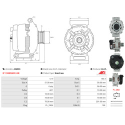 Lichtmaschine Audi A3 (8V1, 8VK)_1